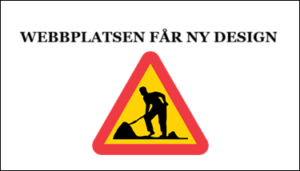 Läs mer om artikeln Webbplatsen får ny design inom kort